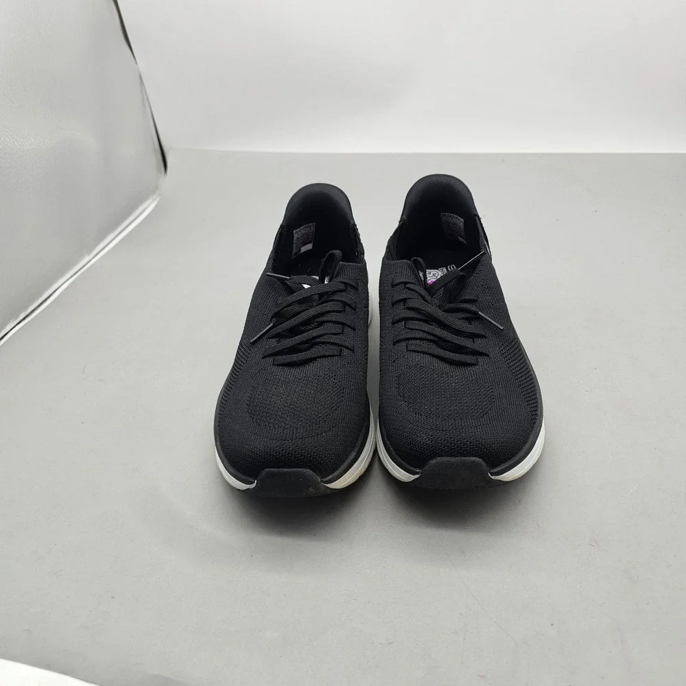 Skechers DLux Walker Swift Fit Mens Sneakers Black White 232635 BKW Running Shoe